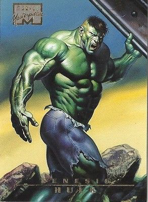 Marvel Masterpieces 1996 - 97 - Hulk Vintage Trading Card Singles Heroic Goods and Games   