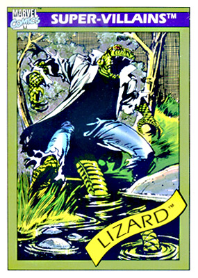 Marvel Universe 1990 - 067 - Lizard Vintage Trading Card Singles Impel   