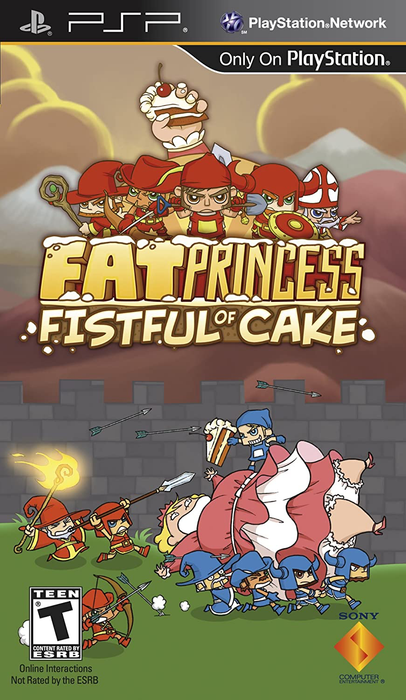 Fat Princess - Fistful of Cake - PSP - in Case Video Games Sony   