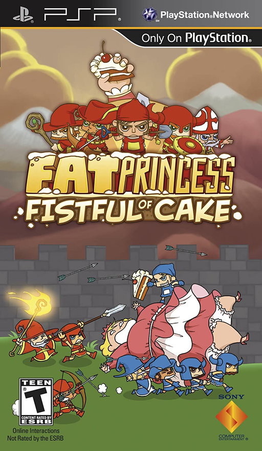Fat Princess - Fistful of Cake - PSP - in Case Video Games Sony   