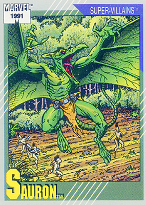 Marvel Universe 1991 - 071 - Sauron Vintage Trading Card Singles Impel   