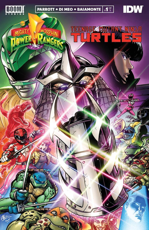 Power Rangers Teenage Mutant Ninja Turtles #1 - Cover Alpha Matt Frank Exclusive - Cover A Comics Heroic Goods and Games   