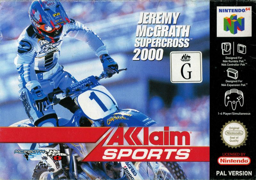 Jeremy McGrath Supercross 2000 - N64 - Loose Video Games Nintendo   