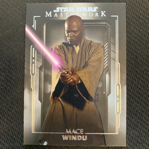 Star Wars Masterwork 2020 - 066 - Mace Windu Vintage Trading Card Singles Topps