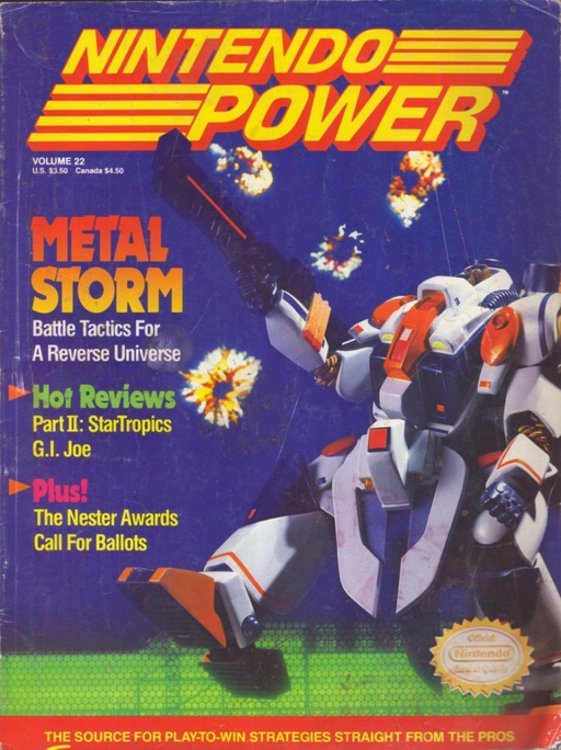 Nintendo Power - Issue 022 - Metal Storm Odd Ends Nintendo   