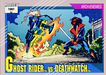 Marvel Universe 1991 - 109 - Ghost Rider vs. Deathwatch Vintage Trading Card Singles Impel