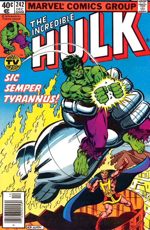 Incredible Hulk, Vol. 1 #242B Comics Marvel   
