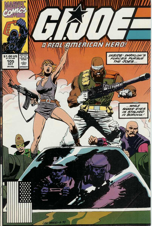 G.I. Joe: A Real American Hero (Marvel) #105 Comics Marvel   