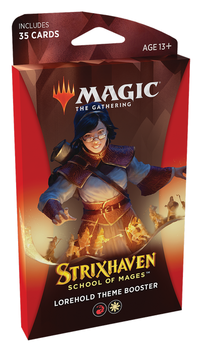 Magic the Gathering CCG: Strixhaven - School of Mages Theme Booster - Lorehold CCG WIZARDS OF THE COAST, INC   