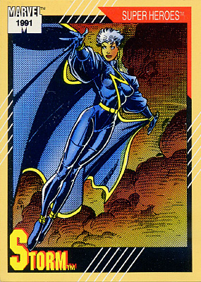 Marvel Universe 1991 - 046 - Storm Vintage Trading Card Singles Impel   