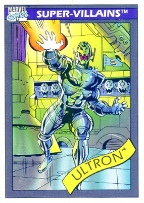 Marvel Universe 1990 - 061 - Ultron Vintage Trading Card Singles Impel   
