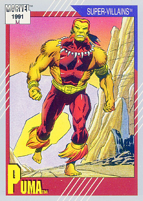 Marvel Universe 1991 - 079 - Puma Vintage Trading Card Singles Impel   