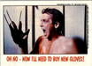 Fright Flicks 1988 - 33 - Nightmare on Elm Street II - Oh No - Now I'll Need to Buy New Gloves! Vintage Trading Card Singles Topps