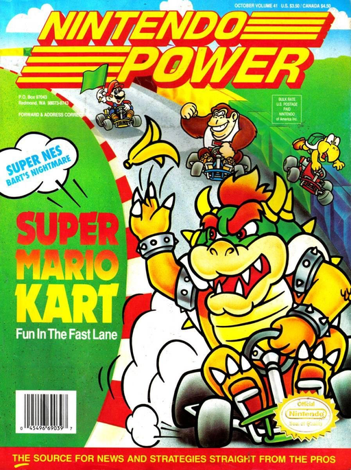 Nintendo Power - Issue 041 - Super Mario Kart Odd Ends Nintendo   