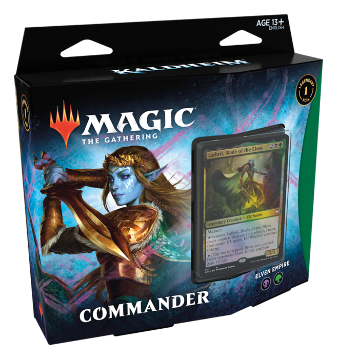 Magic the Gathering CCG: Kaldheim Commander Deck - Elven Empire CCG WIZARDS OF THE COAST, INC   