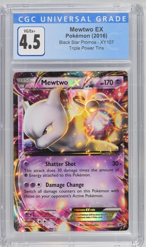 Pokemon - Mewtwo EX - XY Triple Power Tins 2016 - CGC 4.5 Heroic Goods and Games Pokemon - Mewtwo EX - XY Triple Power Tins 2016 - CGC 4.5 Heroic Goods and Games
