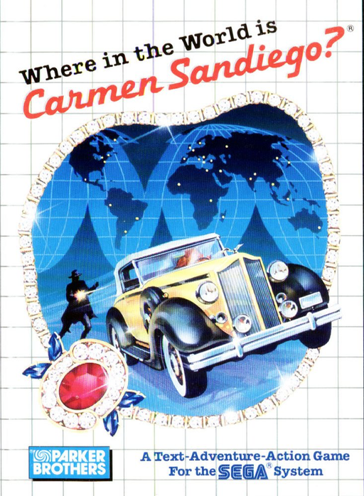 Where in the World is Carmen Sandiego? - Master System - in Box Video Games Sega   