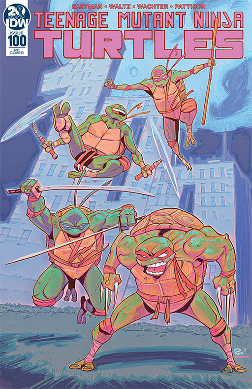 TMNT #100 Cover Alpha Rob Guillory Exclusive Cover A Comics Heroic Goods and Games   