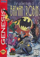 Adventures of Batman and Robin - Genesis - Complete in Cardboard Box Video Games Sega   
