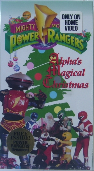 Mighty Morphin Power Rangers: Alpha's Magical Christmas - VHS Media Heroic Goods and Games   