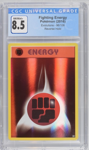 Pokemon - Fighting Energy - Evolutions 2016 Reverse Holo - CGC 8.5 Heroic Goods and Games Pokemon - Fighting Energy - Evolutions 2016 Reverse Holo - CGC 8.5 Heroic Goods and Games