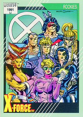 Marvel Universe 1991 - 148 - X-Force Vintage Trading Card Singles Impel   