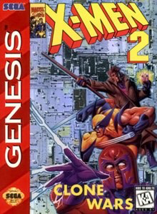 X-Men 2 - Clone Wars - Genesis - Loose Video Games Sega   