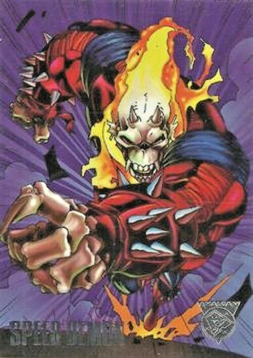 Marvel DC Amalgam 1996 - 13 - Speed Demon Vintage Trading Card Singles Skybox   