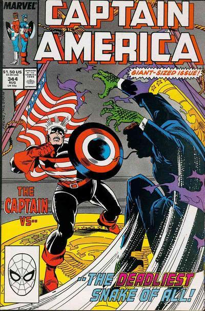 Captain America, Vol. 1 #344 Comics Marvel   