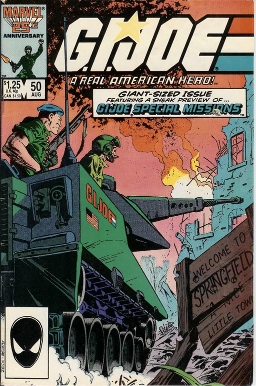 G.I. Joe: A Real American Hero (Marvel) #050 Comics Marvel   