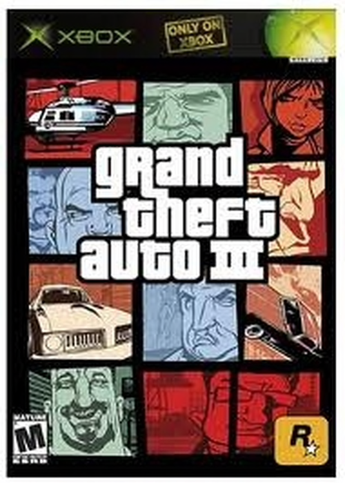 Grand Theft Auto III - Xbox - Complete Video Games Microsoft   