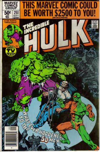 Incredible Hulk, Vol. 1 #251 Comics Marvel   