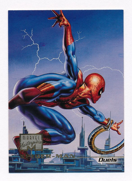 Marvel Masterpieces 1996 - 64 - Spider-Man Vintage Trading Card Singles Heroic Goods and Games