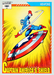 Marvel Universe 1991 - 127 - Captain America's Shield Vintage Trading Card Singles Impel