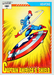 Marvel Universe 1991 - 127 - Captain America's Shield Vintage Trading Card Singles Impel   
