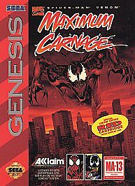 Maximum Carnage - Genesis - Loose Video Games Sega   