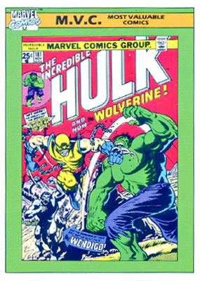 Marvel Universe 1990 - 134 - Incredible Hulk #181 Vintage Trading Card Singles Impel   