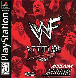 WWF Attitude - Playstation 1 - Complete Video Games Sony   