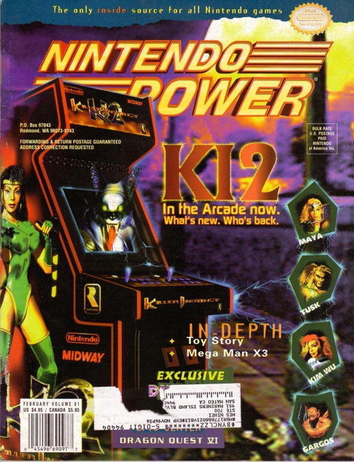 Nintendo Power - Issue 081 - Killer Instinct 2 Odd Ends Nintendo   