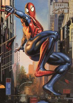 Marvel Masterpieces 1996 - 87 - Spider-Man Vintage Trading Card Singles Heroic Goods and Games   