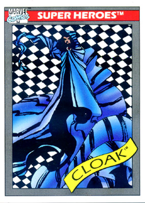 Marvel Universe 1990 - 050 - Cloak Vintage Trading Card Singles Impel