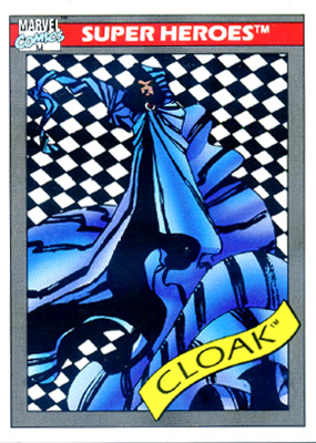 Marvel Universe 1990 - 050 - Cloak Vintage Trading Card Singles Impel   