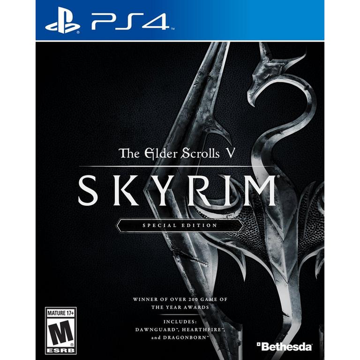 Elder Scrolls V - Skyrim - Special Edition - Playstation 4 - in Case Video Games Sony   