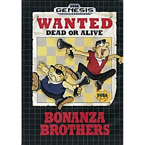 Bonanza Brothers - Genesis - Complete Video Games Sega   