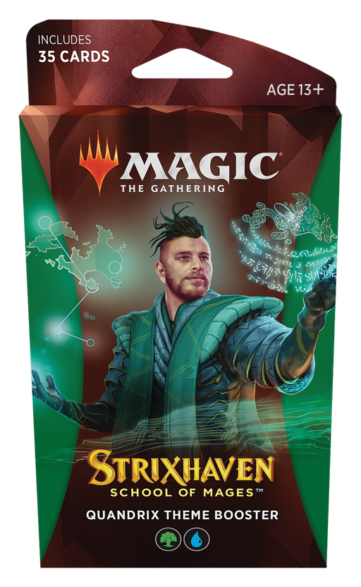 Magic the Gathering CCG: Strixhaven - School of Mages Theme Booster - Quandrix CCG WIZARDS OF THE COAST, INC   