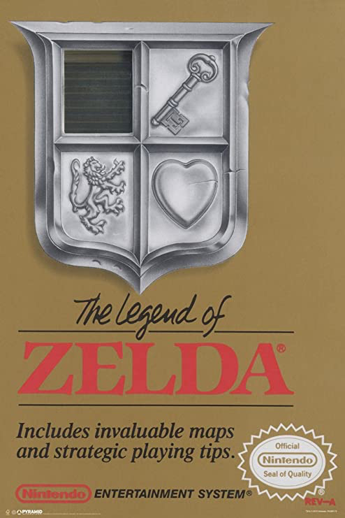 Legend of Zelda - Gold Cart - NES - Loose Video Games Heroic Goods and Games   
