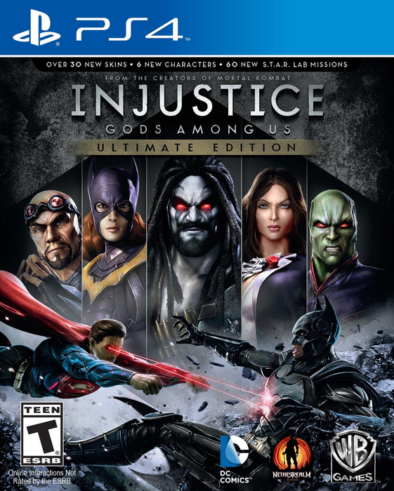 Injustice - Gods Among Us Ultimate Edition - Playstation 4 - in Case Video Games Sony   