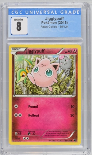 Pokemon - Jigglypuff - Fates Collide 2016 - CGC 8.0 Heroic Goods and Games Pokemon - Jigglypuff - Fates Collide 2016 - CGC 8.0 Heroic Goods and Games