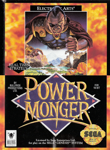 Power Monger - Genesis - Loose Video Games Sega   