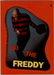 Fright Flicks 1988 - Sticker - 05 - Nightmare on Elm Street - Do the Freddy Vintage Trading Card Singles Topps
